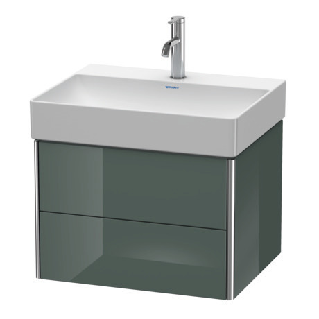 Vanity unit wall-mounted, XS416103838 Dolomite Gray High Gloss, Lacquer