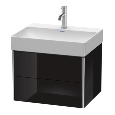 Vanity unit wall-mounted, XS416104040 Black High Gloss, Lacquer