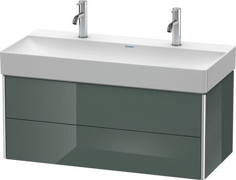 Vanity unit wall-mounted, XS416303838 Dolomite Gray High Gloss, Lacquer