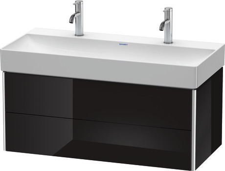 Vanity unit wall-mounted, XS416304040 Black High Gloss, Lacquer
