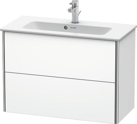 Meuble sous lavabo suspendu, XS416601818 Blanc mat, Décor