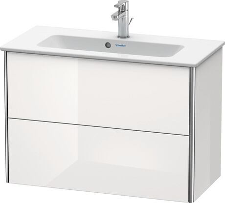 Vanity unit wall-mounted, XS416608585 White High Gloss, Lacquer