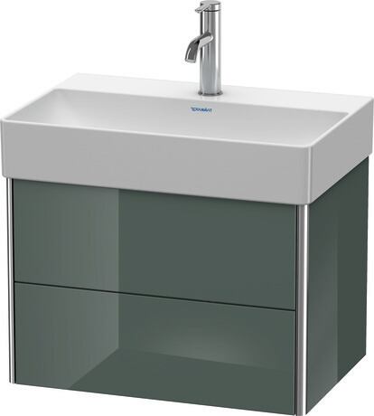 Vanity unit wall-mounted, XS416703838 Dolomite Gray High Gloss, Lacquer