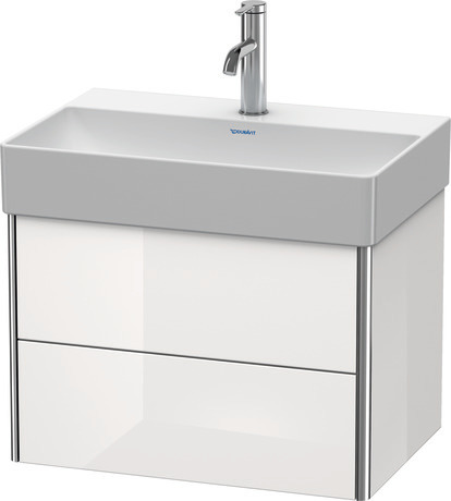 Vanity unit wall-mounted, XS416708585 White High Gloss, Lacquer