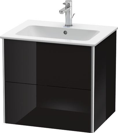 Vanity unit wall-mounted, XS417104040 Black High Gloss, Lacquer
