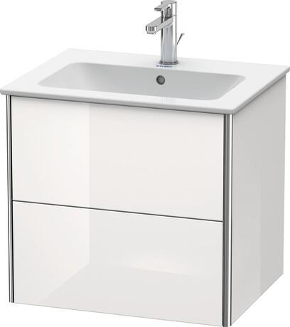 Vanity unit wall-mounted, XS417108585 White High Gloss, Lacquer