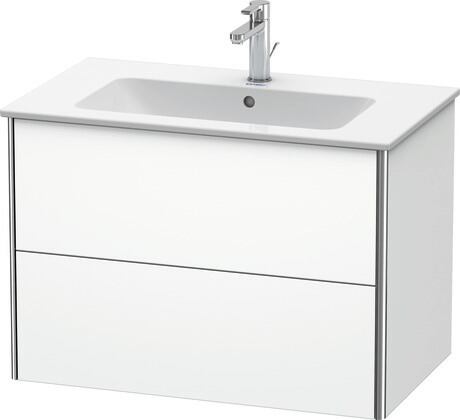 Meuble sous lavabo suspendu, XS417201818 Blanc mat, Décor
