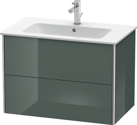 Vanity unit wall-mounted, XS417203838 Dolomite Gray High Gloss, Lacquer