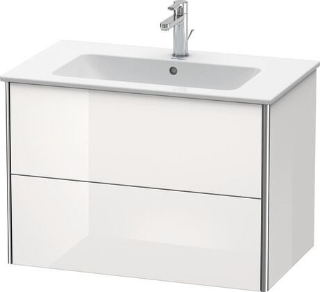 Vanity unit wall-mounted, XS417208585 White High Gloss, Lacquer