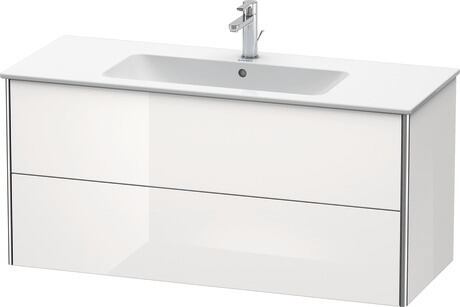 Vanity unit wall-mounted, XS417408585 White High Gloss, Lacquer