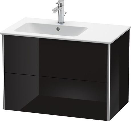 Vanity unit wall-mounted, XS417604040 Black High Gloss, Lacquer