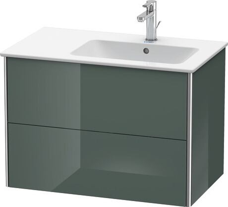 Vanity unit wall-mounted, XS417703838 Dolomite Gray High Gloss, Lacquer