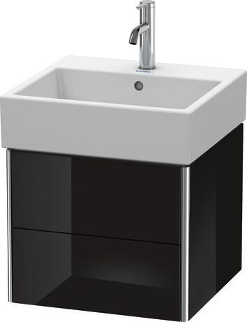 Vanity unit wall-mounted, XS419204040 Black High Gloss, Lacquer