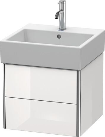 Vanity unit wall-mounted, XS419208585 White High Gloss, Lacquer