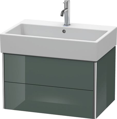 Vanity unit wall-mounted, XS419403838 Dolomite Gray High Gloss, Lacquer