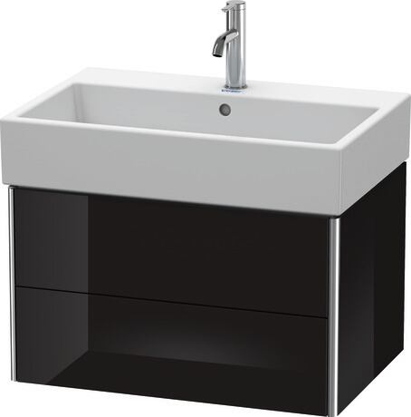 Vanity unit wall-mounted, XS419404040 Black High Gloss, Lacquer