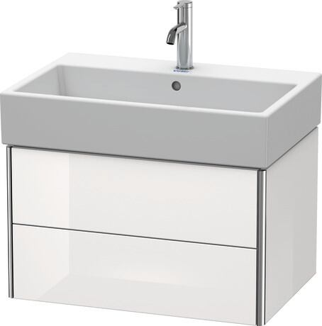 Vanity unit wall-mounted, XS419408585 White High Gloss, Lacquer