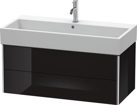 Vanity unit wall-mounted, XS419604040 Black High Gloss, Lacquer