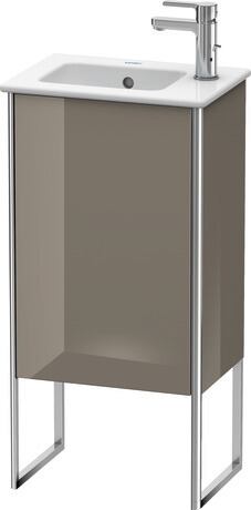 Vanity unit floorstanding, XS4440R8989 Flannel Grey High Gloss, Lacquer