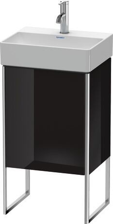Vanity unit floorstanding, XS4441R4040 Black High Gloss, Lacquer