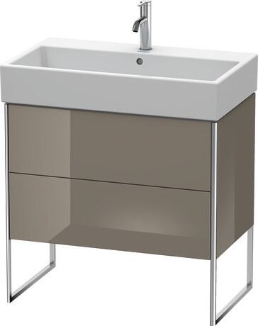 Mueble bajo lavabo al suelo, XS447508989 Franela gris Brillante, Lacado
