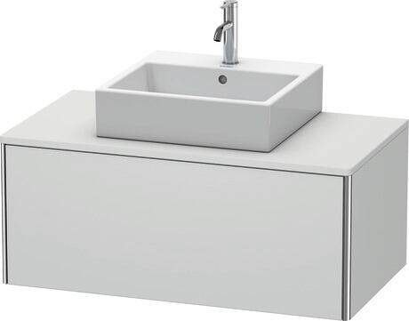 Mueble bajo lavabo para encimera, XS490103636 Blanco Satén mate, Lacado