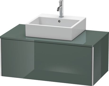 Mueble bajo lavabo para encimera, XS490103838 Gris (Dolomiti) Brillante, Lacado