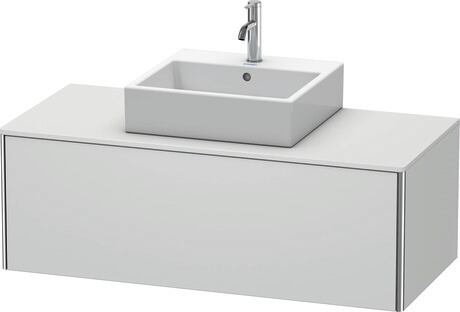 Mueble bajo lavabo para encimera, XS490203636 Blanco Satén mate, Lacado