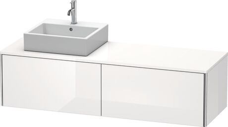 Mueble bajo lavabo para encimera, XS4904L2222 Blanco Brillante, Decoración
