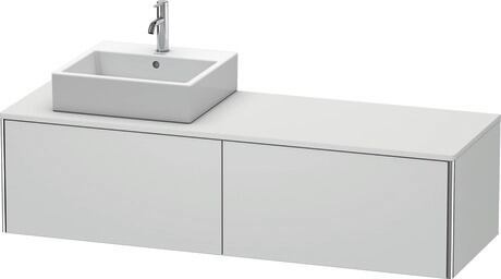 Mueble bajo lavabo para encimera, XS4904L3636 Blanco Satén mate, Lacado