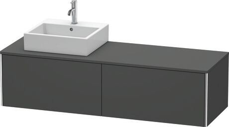 Mueble bajo lavabo para encimera, XS4904L4949 Grafito Mate, Decoración