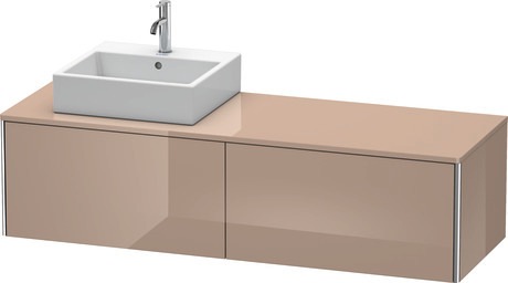 Mueble bajo lavabo para encimera, XS4904L8686 Capuccino Brillante, Lacado