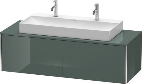 Mueble bajo lavabo para encimera, XS4905M3838 Gris (Dolomiti) Brillante, Lacado