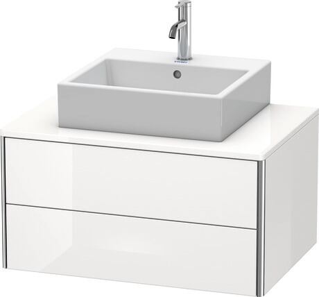 Mueble bajo lavabo para encimera, XS491002222 Blanco Brillante, Decoración