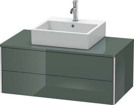 Mueble bajo lavabo para encimera, XS491103838 Gris (Dolomiti) Brillante, Lacado