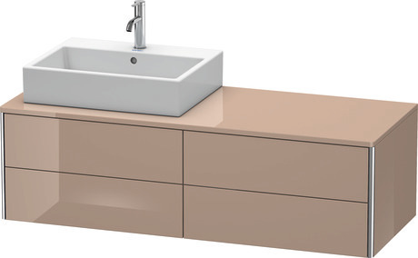 Mueble bajo lavabo para encimera, XS4913L8686 Capuccino Brillante, Lacado