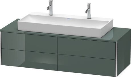 Console vanity unit wall-mounted, XS4915M3838 Dolomite Gray High Gloss, Lacquer
