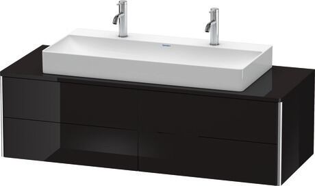 Console vanity unit wall-mounted, XS4915M4040 Black High Gloss, Lacquer