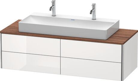 Console vanity unit wall-mounted, XS4915M8585 White High Gloss, Lacquer