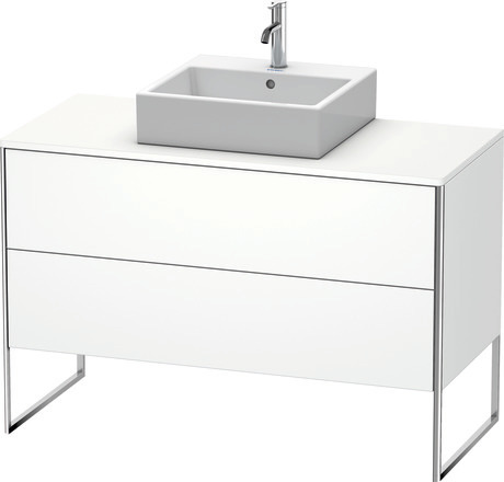 Vaskeskab til bordplade gulvstående, XS492201818 Hvid Mat, Dekor
