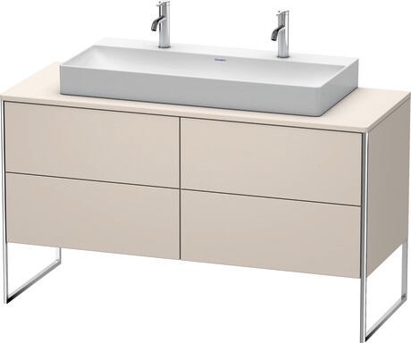 Console wastafelonderbouw staand, XS4925M9191 Taupe Mat, Decor