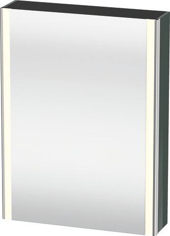 镜柜, XS7111L38388000 高光灰色, 铰链位置: 左, 柜身材质: 高密度 MDF 板, 插座: 一体式, 插座数量: 1, 电源插座类型: C