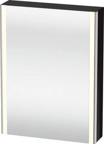 镜柜, XS7111R40408000 黑色, 铰链位置: 右, 柜身材质: 高密度 MDF 板, 插座: 一体式, 插座数量: 1, 电源插座类型: C