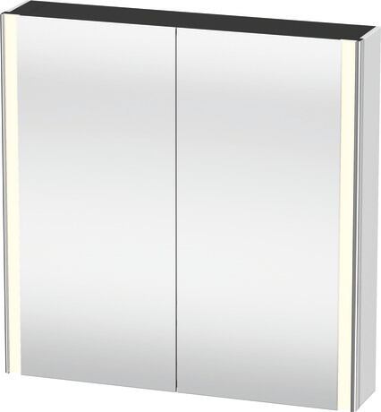 Mueble espejo, XS7112018180000 Blanco, Material del cuerpo: Aglomerado de tres capas altamente compactado, Enchufe: Integrado/a, Cantidad de enchufes: 1, Tipo de enchufe: F