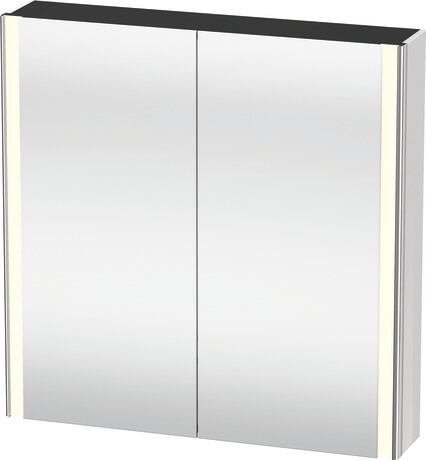 Mueble espejo, XS7112022220000 Blanco, Material del cuerpo: Aglomerado de tres capas altamente compactado, Enchufe: Integrado/a, Cantidad de enchufes: 1, Tipo de enchufe: F