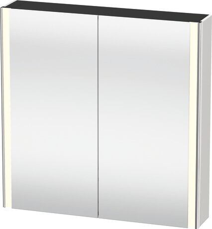 Zrcadlová skříňka, XS7112036360000 Bílá, Materiál korpusu: Deska MDF s vysokou hustotou, Elektrická zásuvka: Integrováno, Počet el. zásuvek: 1, Typ zástrčky: F