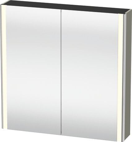 Zrcadlová skříňka, XS7112092920000 šedý kámen, Materiál korpusu: Deska MDF s vysokou hustotou, Elektrická zásuvka: Integrováno, Počet el. zásuvek: 1, Typ zástrčky: F