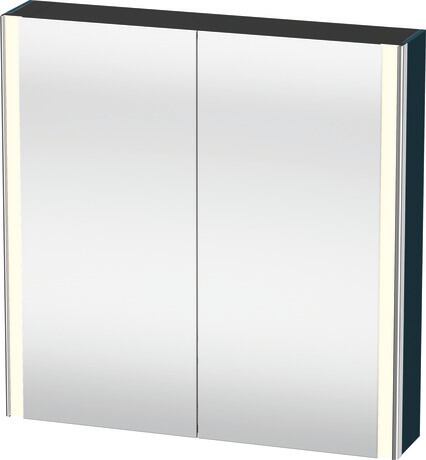 Zrcadlová skříňka, XS7112098980000 Noční modrá, Materiál korpusu: Deska MDF s vysokou hustotou, Elektrická zásuvka: Integrováno, Počet el. zásuvek: 1, Typ zástrčky: F