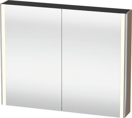 Mirror cabinet, XS7113075750000 Linen, Body material: Highly compressed three-layer chipboard, Socket: Integrated, Number of sockets: 1, plug socket type: F