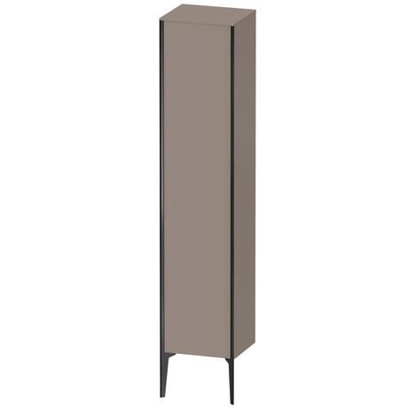 Tall cabinet, XV1335RB243 Hinge position: Right, Basalte Matt, Decor, Profile colour: Black, Profile: Black